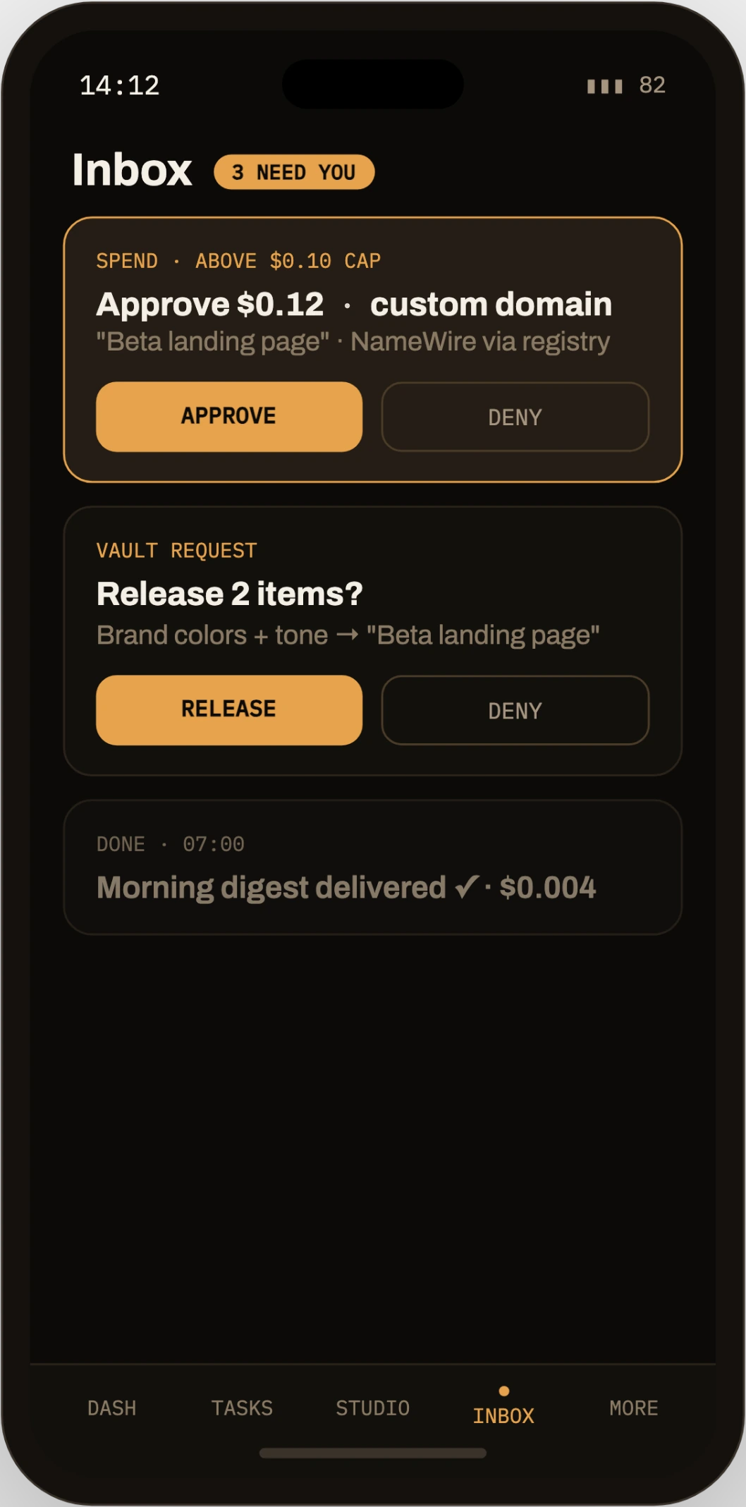 Orca AI mobile app